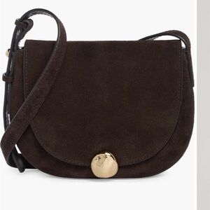 The Small Dakota Suede Saddle Bag by Madewell